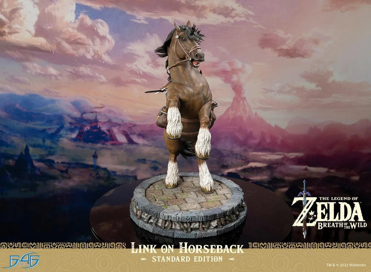 F4FBOTWLHST The Legend of Zelda: Breath of the Wild – Link on Horseback (Standard Edition) - First 4 Figures - Titan Pop Culture