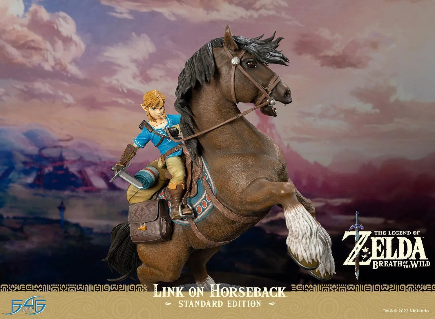 F4FBOTWLHST The Legend of Zelda: Breath of the Wild – Link on Horseback (Standard Edition) - First 4 Figures - Titan Pop Culture