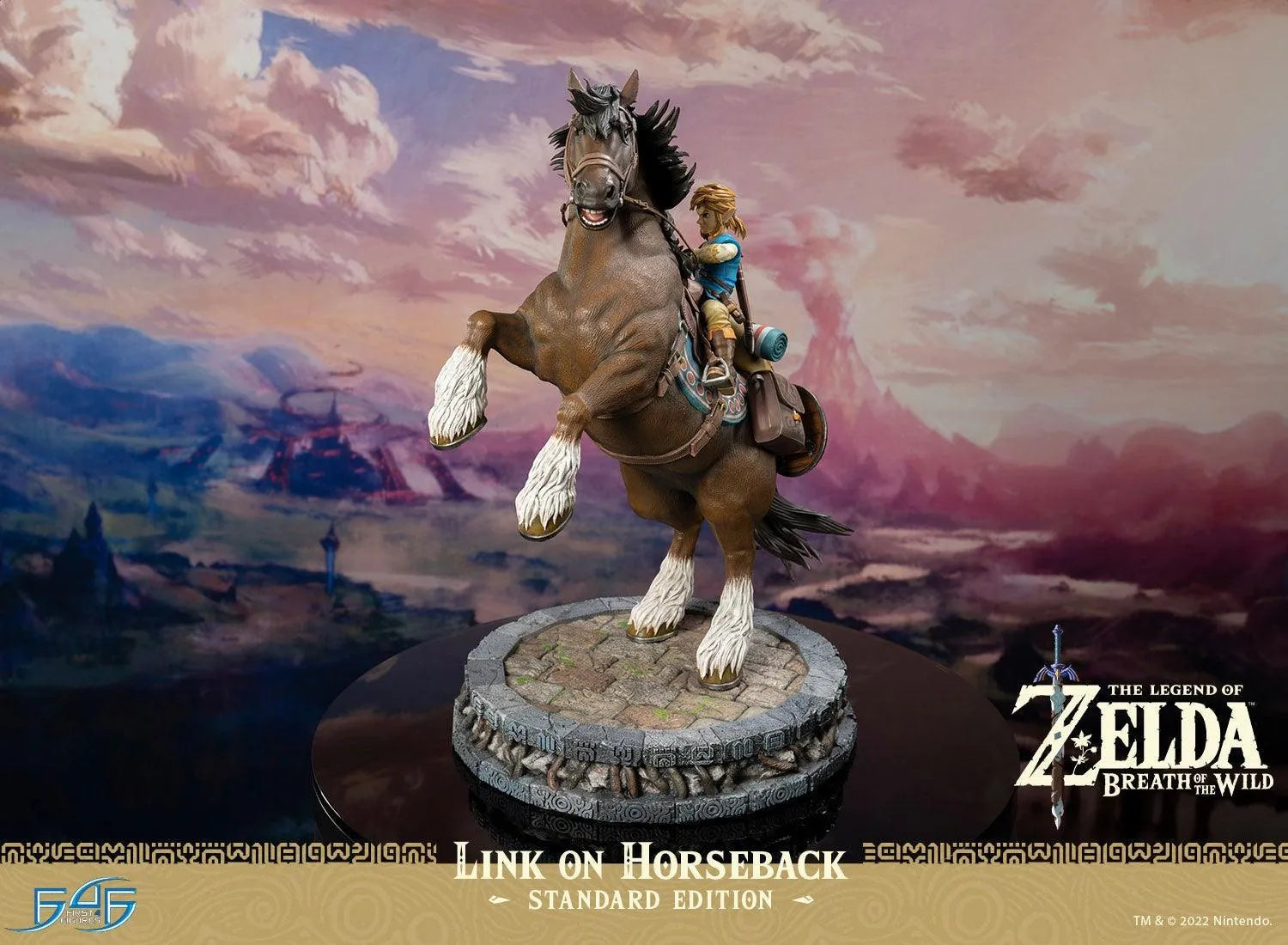 F4FBOTWLHST The Legend of Zelda: Breath of the Wild – Link on Horseback (Standard Edition) - First 4 Figures - Titan Pop Culture