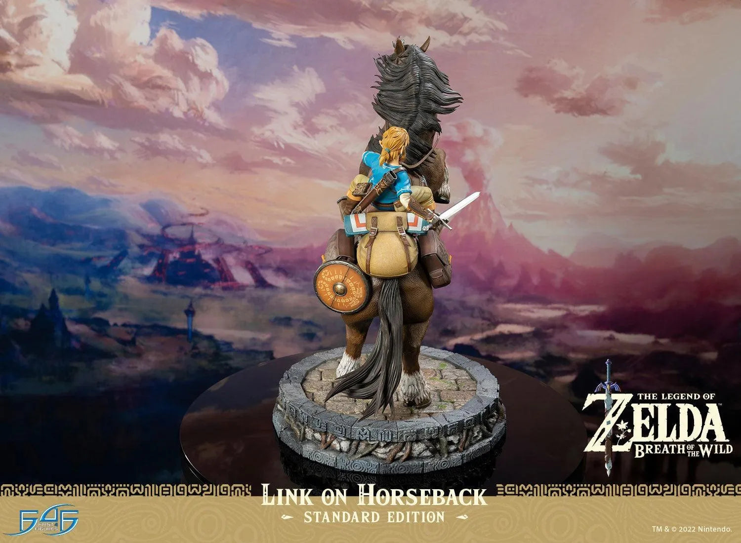 F4FBOTWLHST The Legend of Zelda: Breath of the Wild – Link on Horseback (Standard Edition) - First 4 Figures - Titan Pop Culture