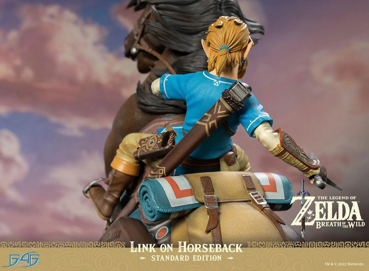 F4FBOTWLHST The Legend of Zelda: Breath of the Wild – Link on Horseback (Standard Edition) - First 4 Figures - Titan Pop Culture