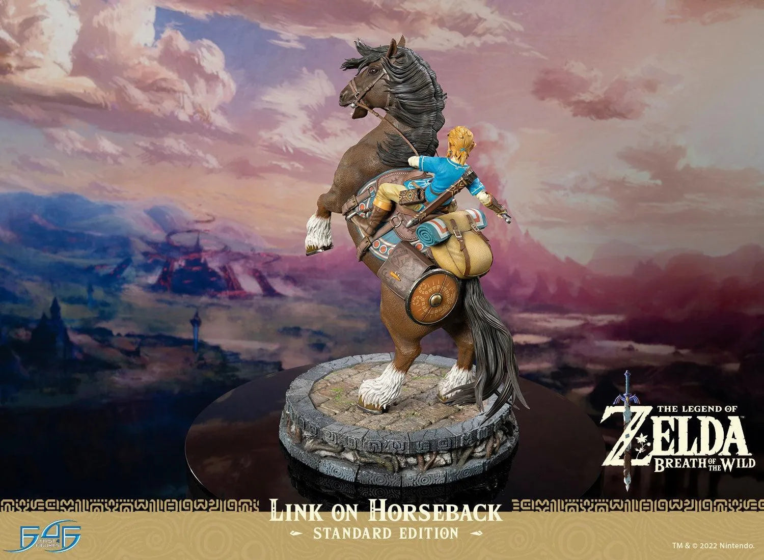 F4FBOTWLHST The Legend of Zelda: Breath of the Wild – Link on Horseback (Standard Edition) - First 4 Figures - Titan Pop Culture