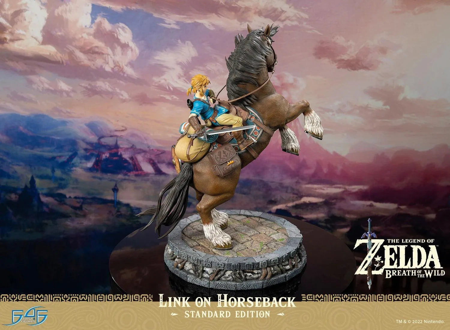 F4FBOTWLHST The Legend of Zelda: Breath of the Wild – Link on Horseback (Standard Edition) - First 4 Figures - Titan Pop Culture