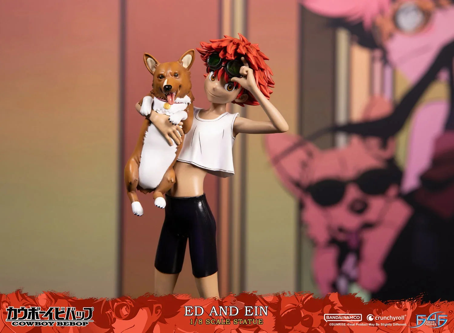 星际牛仔 - Ed &amp; Ein 1:8 比例雕像