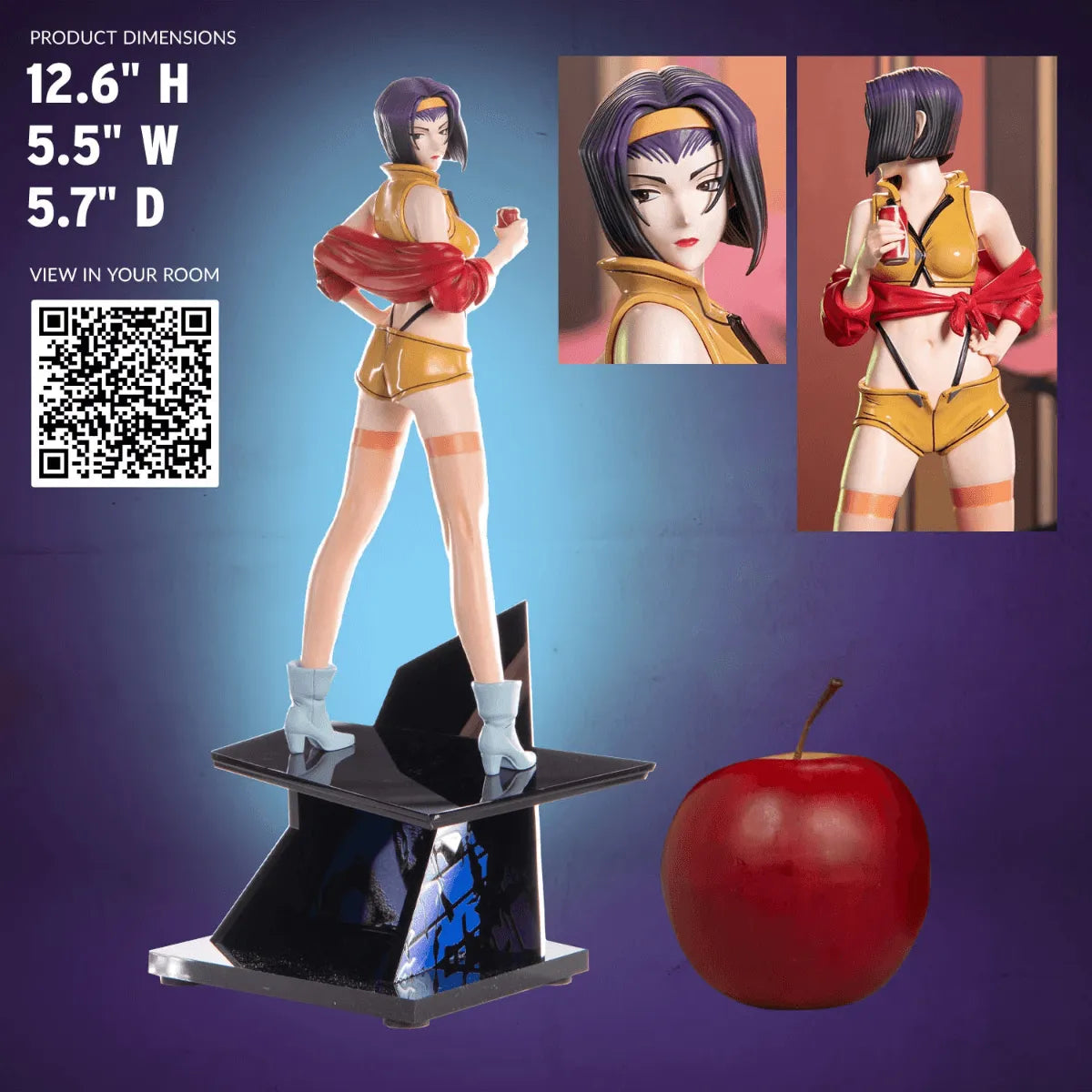 F4FCBFAY8ST Cowboy Bebop - Faye Valentine 1:8 Scale Statue - First 4 Figures - Titan Pop Culture