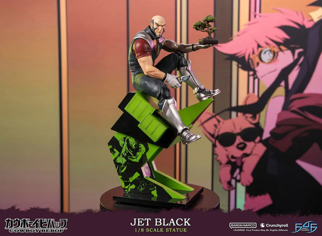 F4FCBJET8ST Cowboy Bebop - Jet Black 1:8 Scale Statue - First 4 Figures - Titan Pop Culture