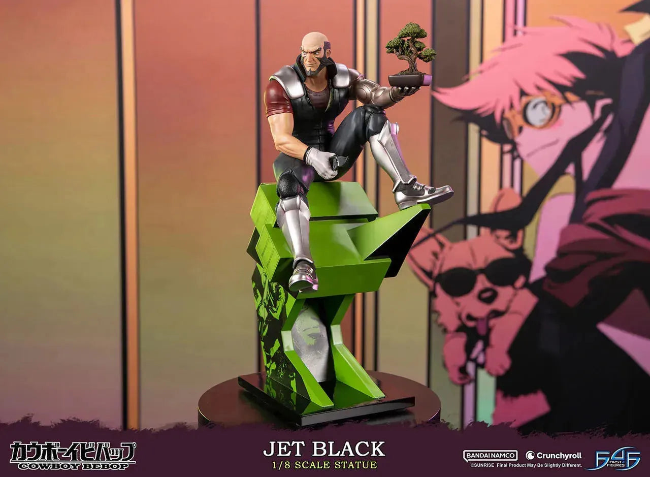 F4FCBJET8ST Cowboy Bebop - Jet Black 1:8 Scale Statue - First 4 Figures - Titan Pop Culture