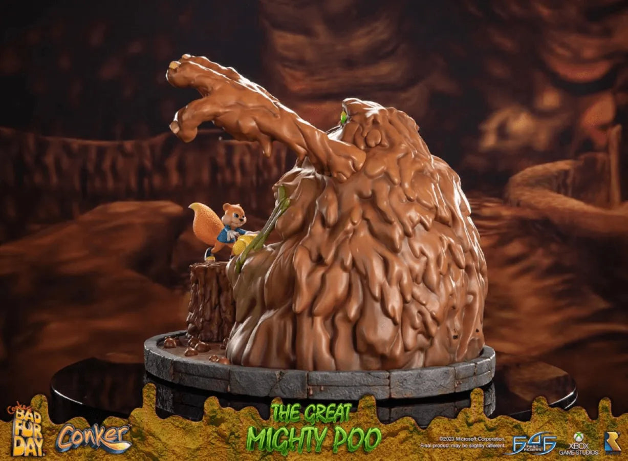 F4FCONMPST Conker's Bad Fur Day - The Great Mighty Poo Statue - First 4 Figures - Titan Pop Culture