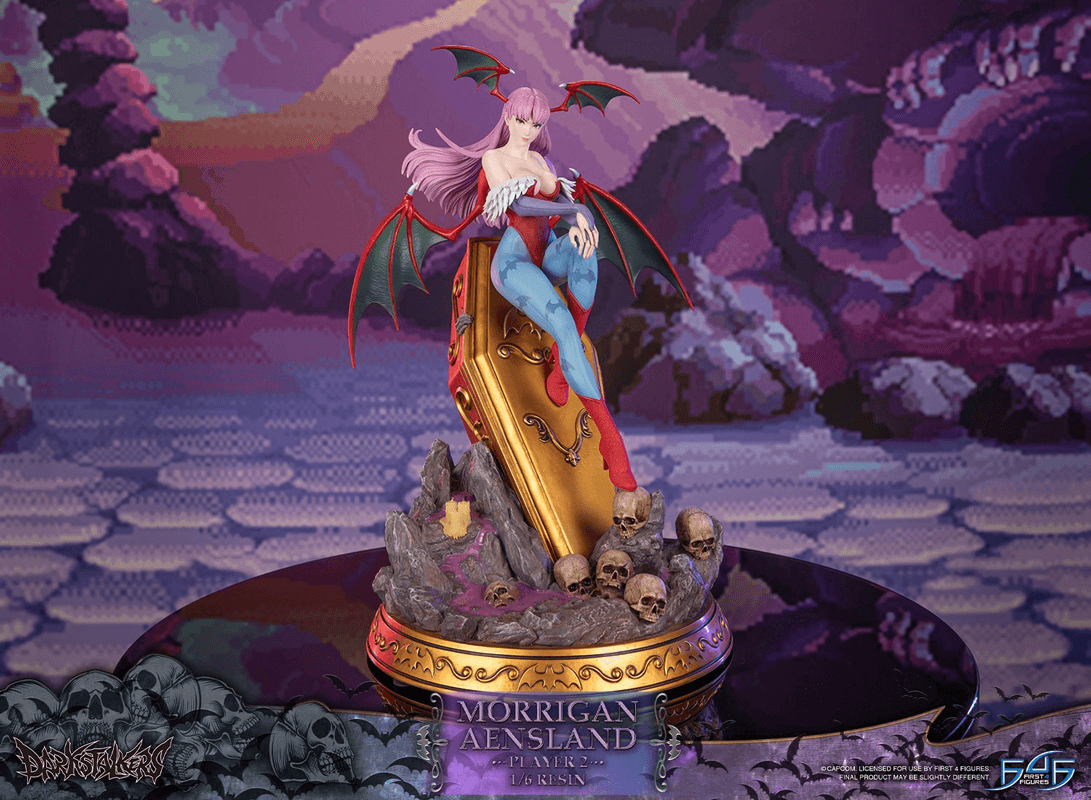 F4FDKM2RST Darkstalkers - Morrigan Aensland (Player 2 version) 1:6 Scale Statue - First 4 Figures - Titan Pop Culture