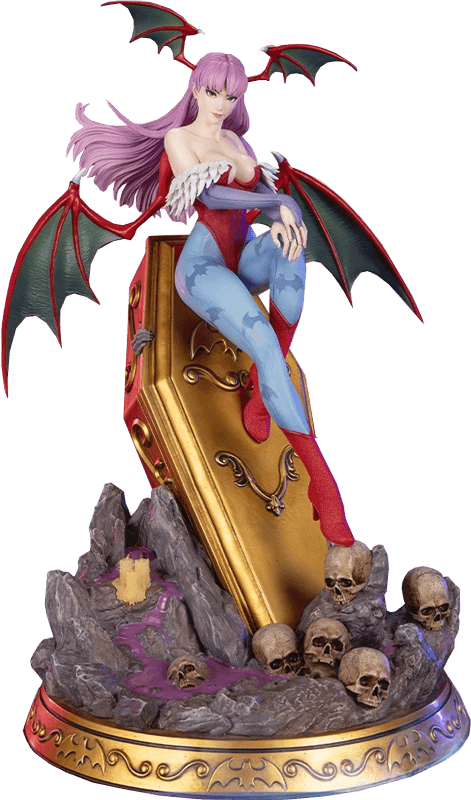 F4FDKM2RST Darkstalkers - Morrigan Aensland (Player 2 version) 1:6 Scale Statue - First 4 Figures - Titan Pop Culture