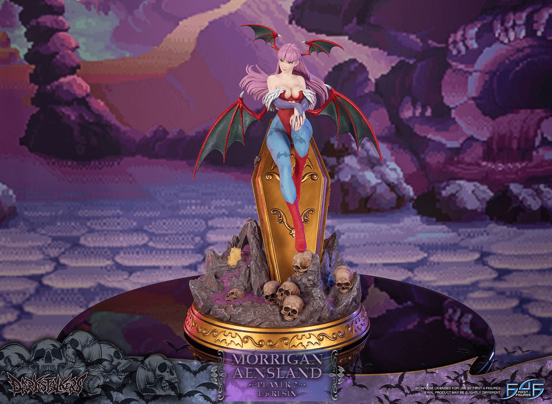 F4FDKM2RST Darkstalkers - Morrigan Aensland (Player 2 version) 1:6 Scale Statue - First 4 Figures - Titan Pop Culture