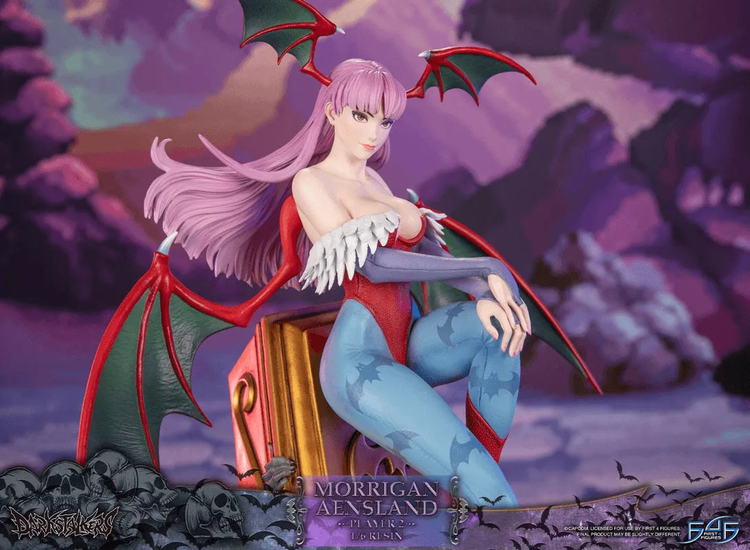 F4FDKM2RST Darkstalkers - Morrigan Aensland (Player 2 version) 1:6 Scale Statue - First 4 Figures - Titan Pop Culture