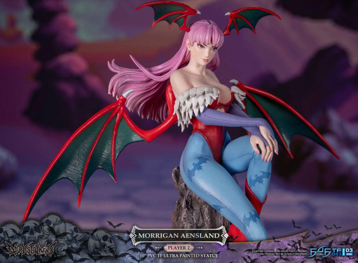 F4FDKM2VST Darkstalkers - Morrigam Aesland (Player 2 Variant) PVC Statue - First 4 Figures - Titan Pop Culture