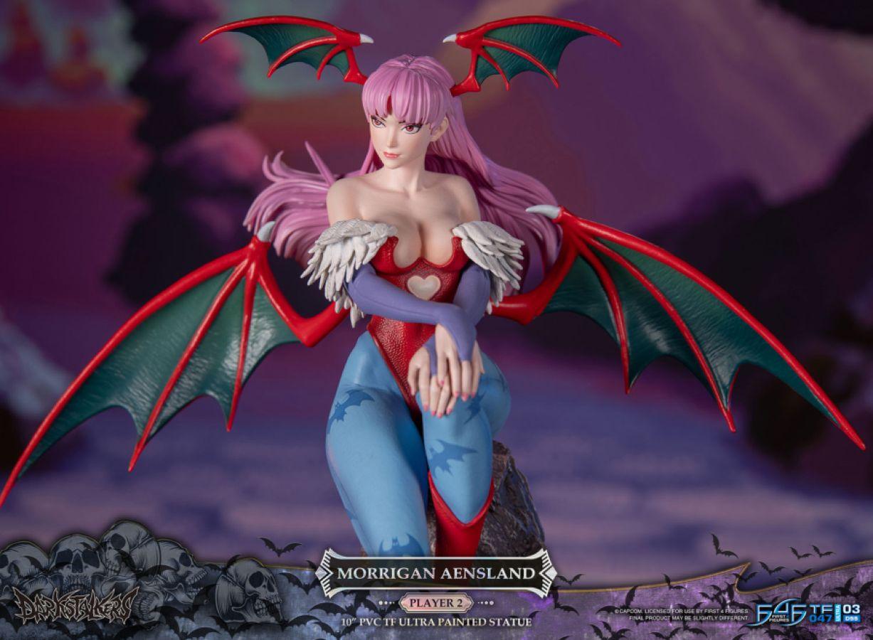 F4FDKM2VST Darkstalkers - Morrigam Aesland (Player 2 Variant) PVC Statue - First 4 Figures - Titan Pop Culture