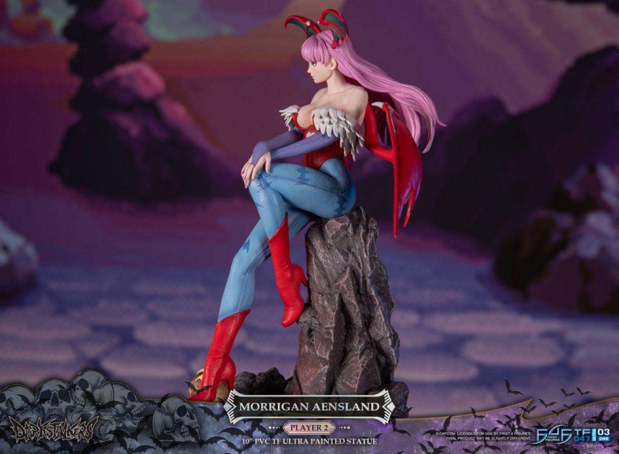 F4FDKM2VST Darkstalkers - Morrigam Aesland (Player 2 Variant) PVC Statue - First 4 Figures - Titan Pop Culture