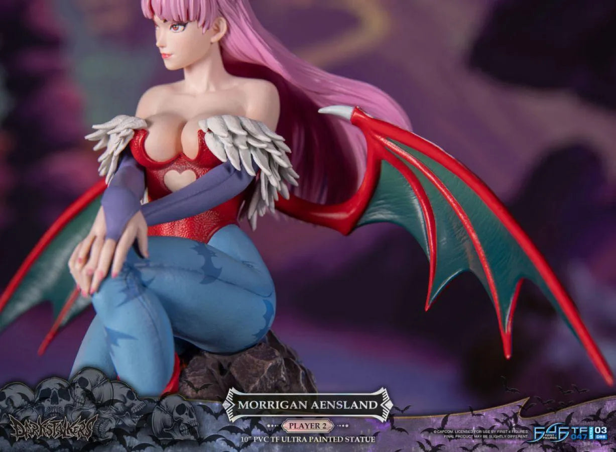 F4FDKM2VST Darkstalkers - Morrigam Aesland (Player 2 Variant) PVC Statue - First 4 Figures - Titan Pop Culture