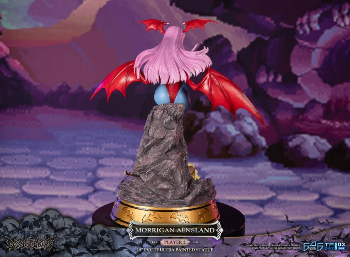 F4FDKM2VST Darkstalkers - Morrigam Aesland (Player 2 Variant) PVC Statue - First 4 Figures - Titan Pop Culture