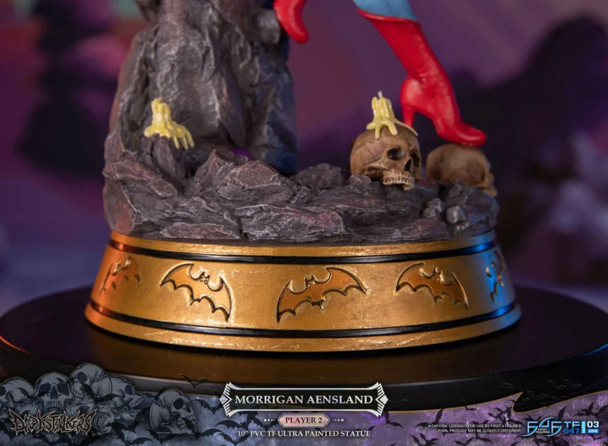 F4FDKM2VST Darkstalkers - Morrigam Aesland (Player 2 Variant) PVC Statue - First 4 Figures - Titan Pop Culture