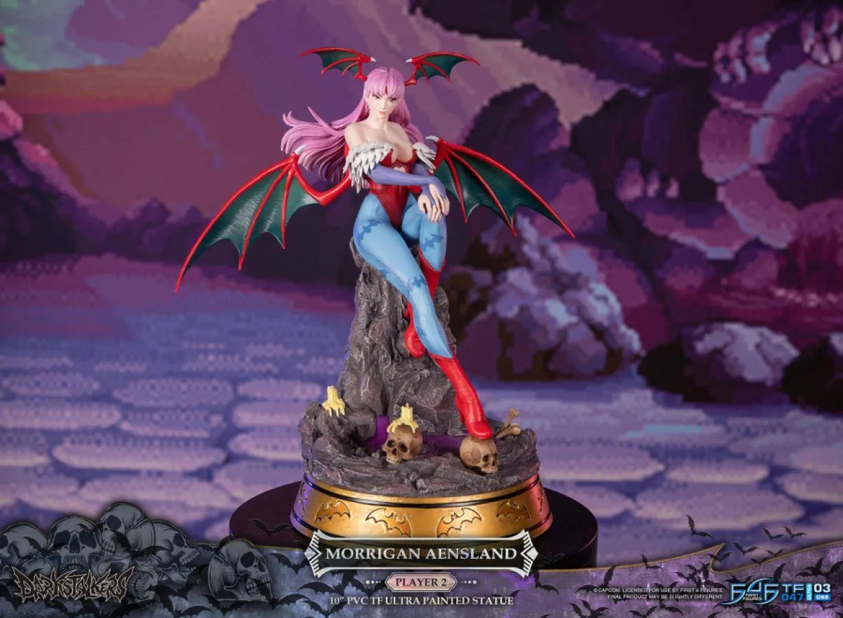 F4FDKM2VST Darkstalkers - Morrigam Aesland (Player 2 Variant) PVC Statue - First 4 Figures - Titan Pop Culture