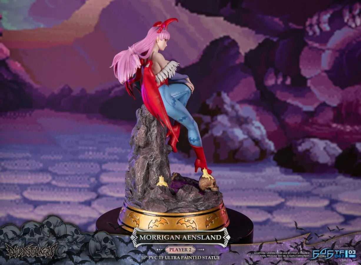 F4FDKM2VST Darkstalkers - Morrigam Aesland (Player 2 Variant) PVC Statue - First 4 Figures - Titan Pop Culture