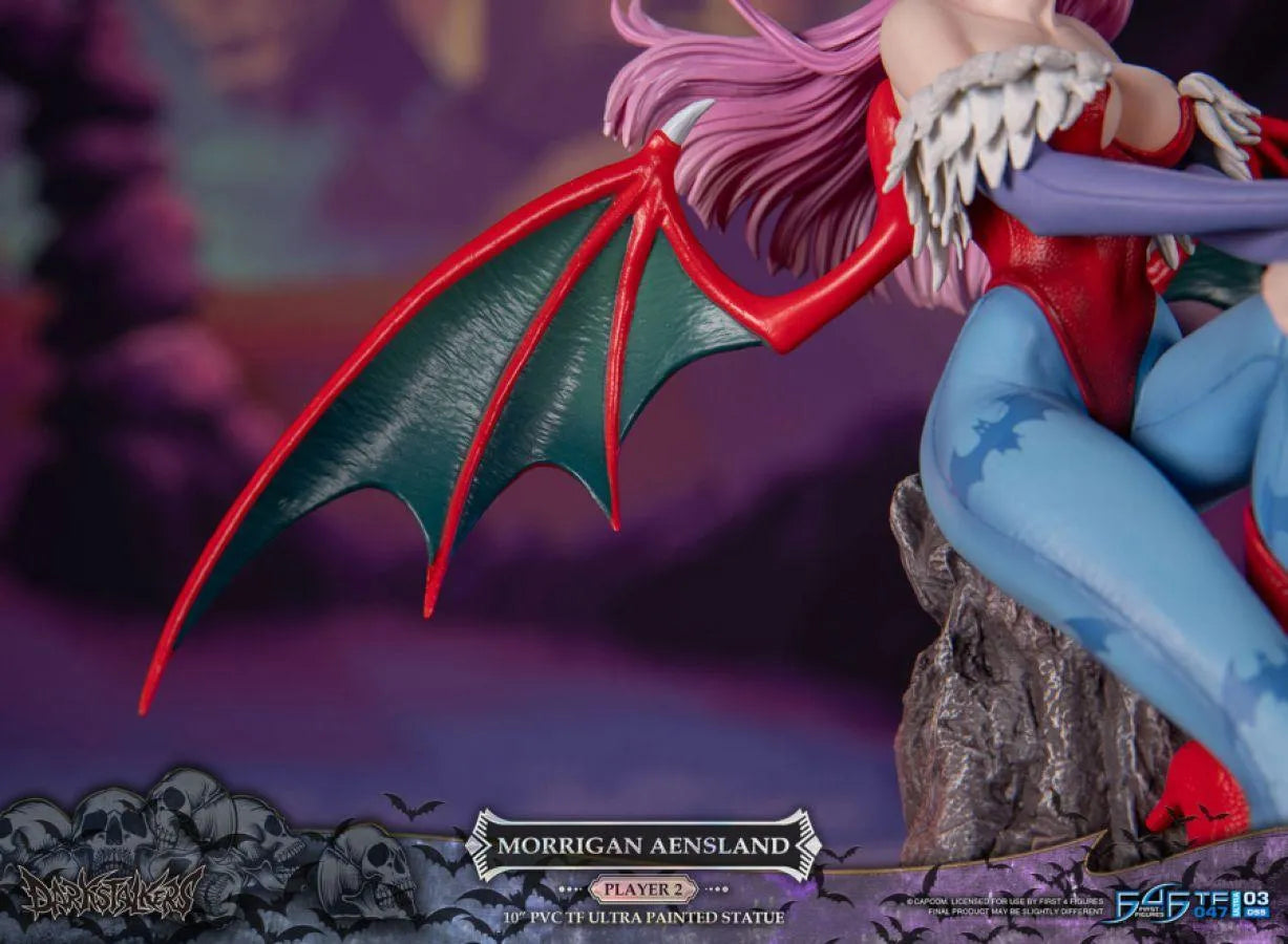 F4FDKM2VST Darkstalkers - Morrigam Aesland (Player 2 Variant) PVC Statue - First 4 Figures - Titan Pop Culture