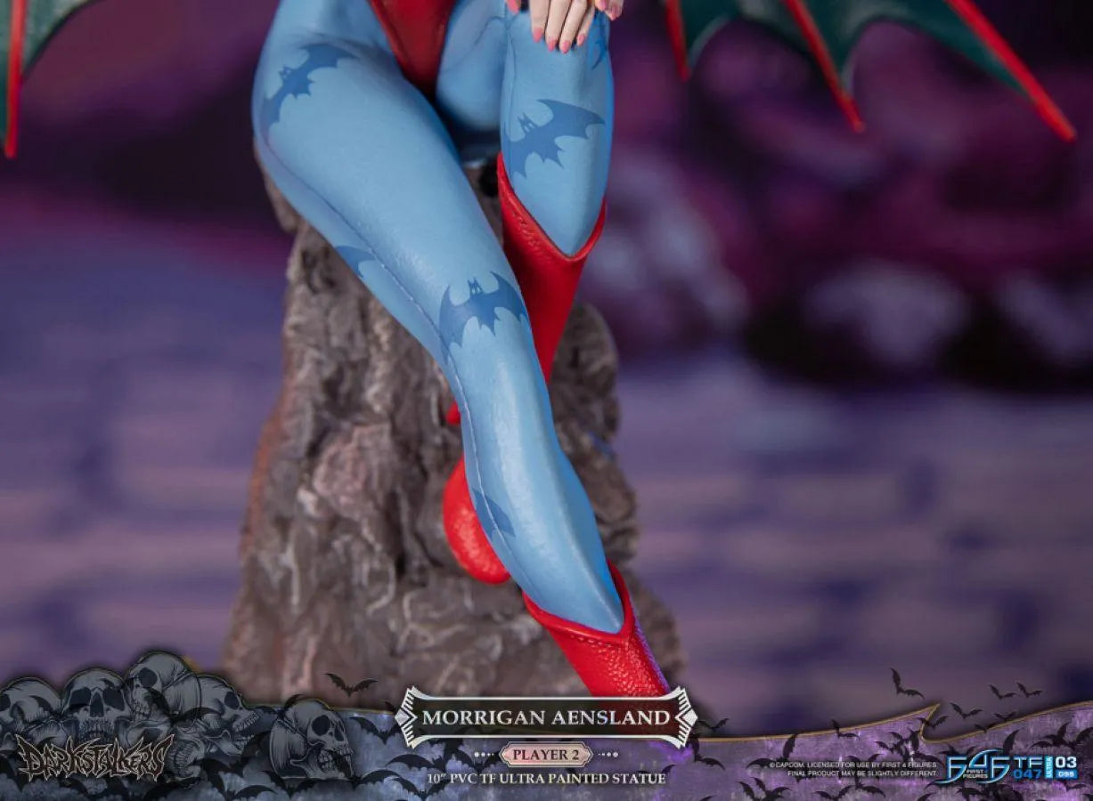 F4FDKM2VST Darkstalkers - Morrigam Aesland (Player 2 Variant) PVC Statue - First 4 Figures - Titan Pop Culture