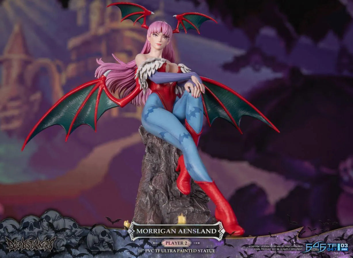 F4FDKM2VST Darkstalkers - Morrigam Aesland (Player 2 Variant) PVC Statue - First 4 Figures - Titan Pop Culture