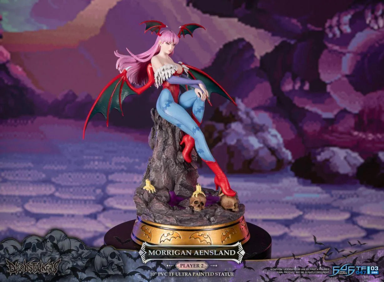 F4FDKM2VST Darkstalkers - Morrigam Aesland (Player 2 Variant) PVC Statue - First 4 Figures - Titan Pop Culture