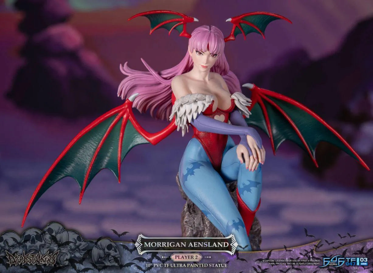 F4FDKM2VST Darkstalkers - Morrigam Aesland (Player 2 Variant) PVC Statue - First 4 Figures - Titan Pop Culture