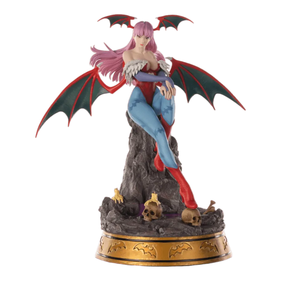 F4FDKM2VST Darkstalkers - Morrigam Aesland (Player 2 Variant) PVC Statue - First 4 Figures - Titan Pop Culture