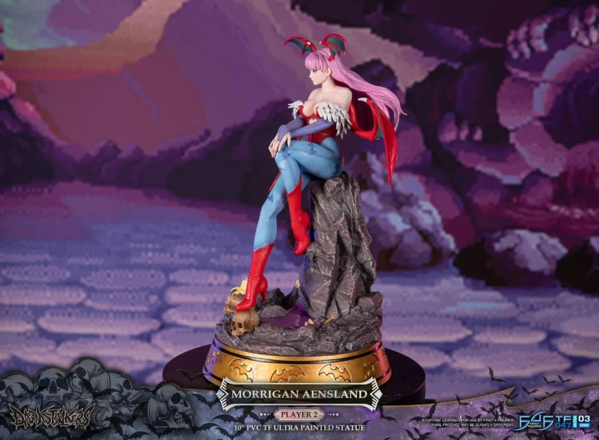 F4FDKM2VST Darkstalkers - Morrigam Aesland (Player 2 Variant) PVC Statue - First 4 Figures - Titan Pop Culture