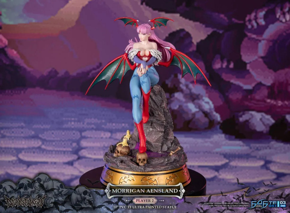 F4FDKM2VST Darkstalkers - Morrigam Aesland (Player 2 Variant) PVC Statue - First 4 Figures - Titan Pop Culture