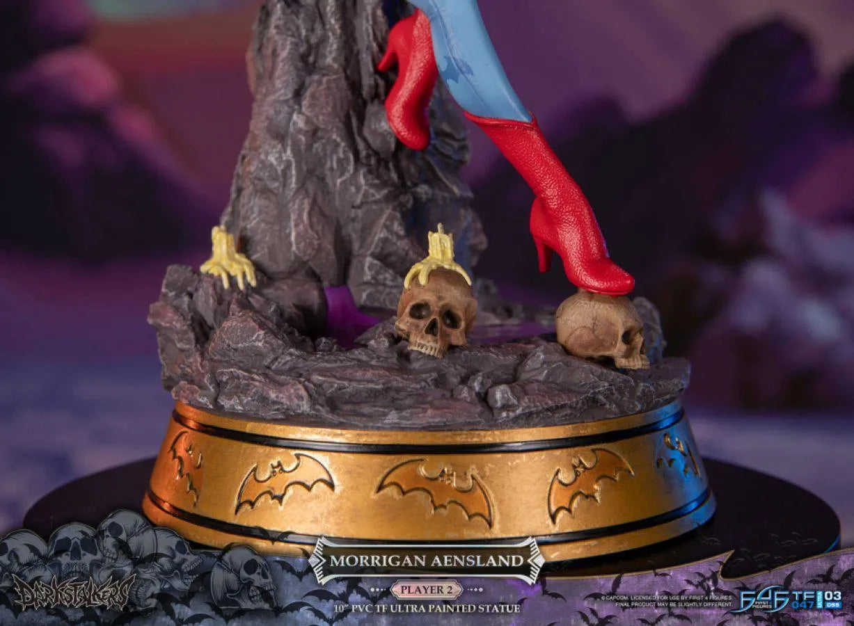 F4FDKM2VST Darkstalkers - Morrigam Aesland (Player 2 Variant) PVC Statue - First 4 Figures - Titan Pop Culture