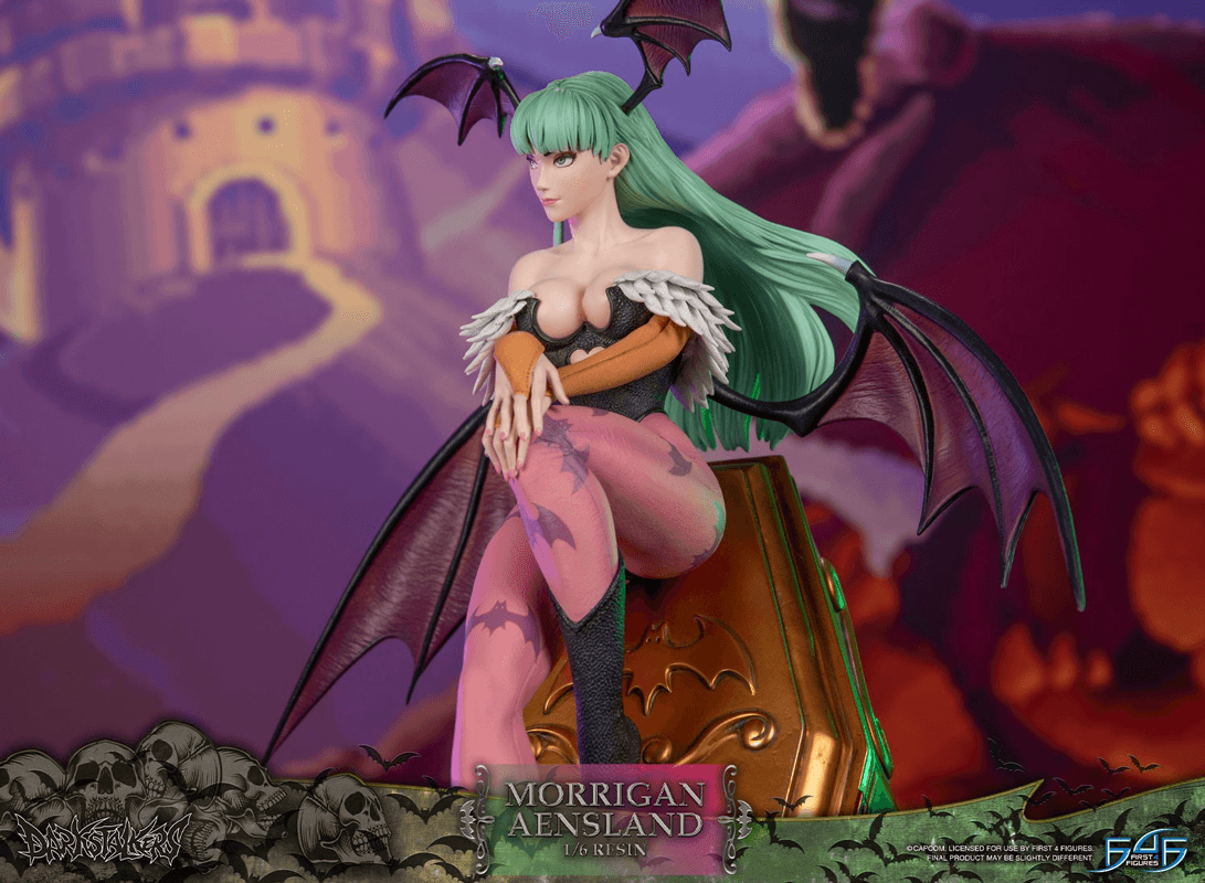 F4FDKMORST Darkstalkers - Morrigan Aensland 1:6 Scale Statue - First 4 Figures - Titan Pop Culture