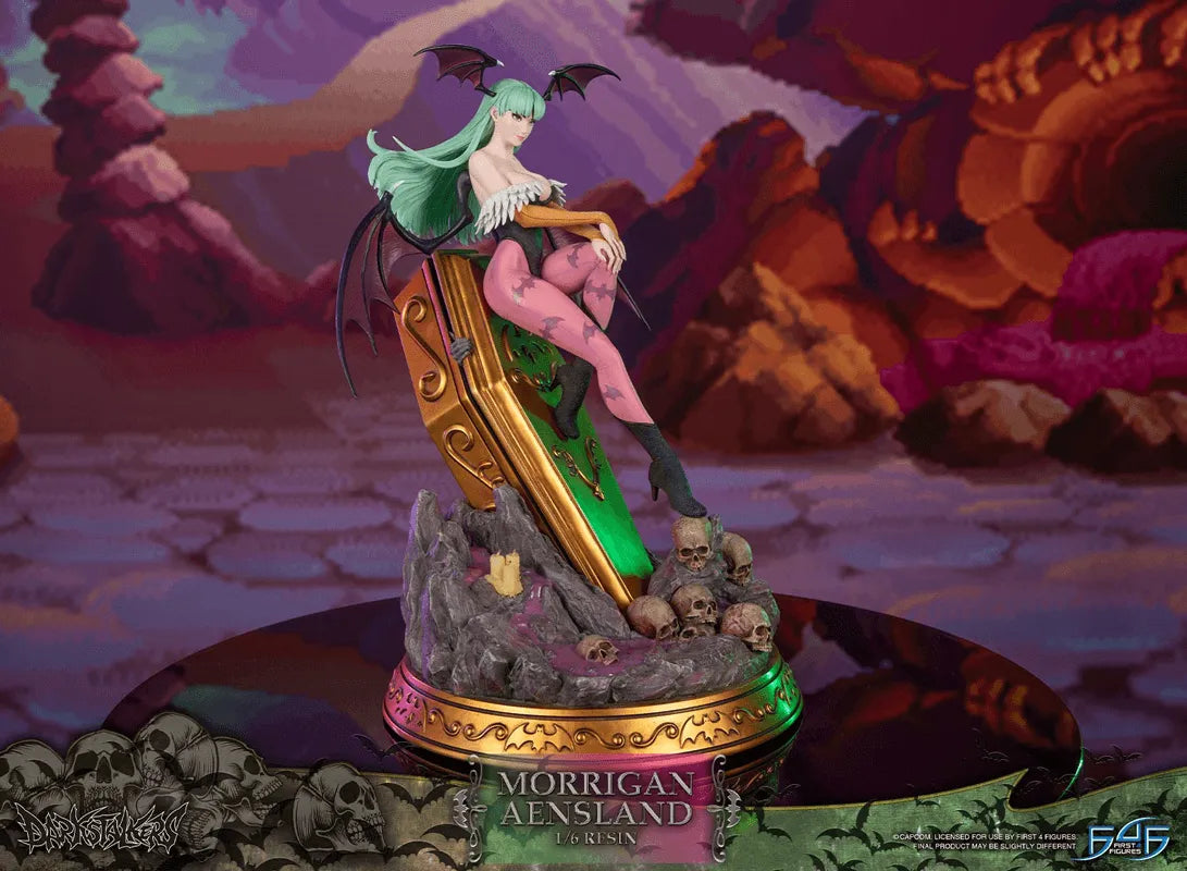 F4FDKMORST Darkstalkers - Morrigan Aensland 1:6 Scale Statue - First 4 Figures - Titan Pop Culture