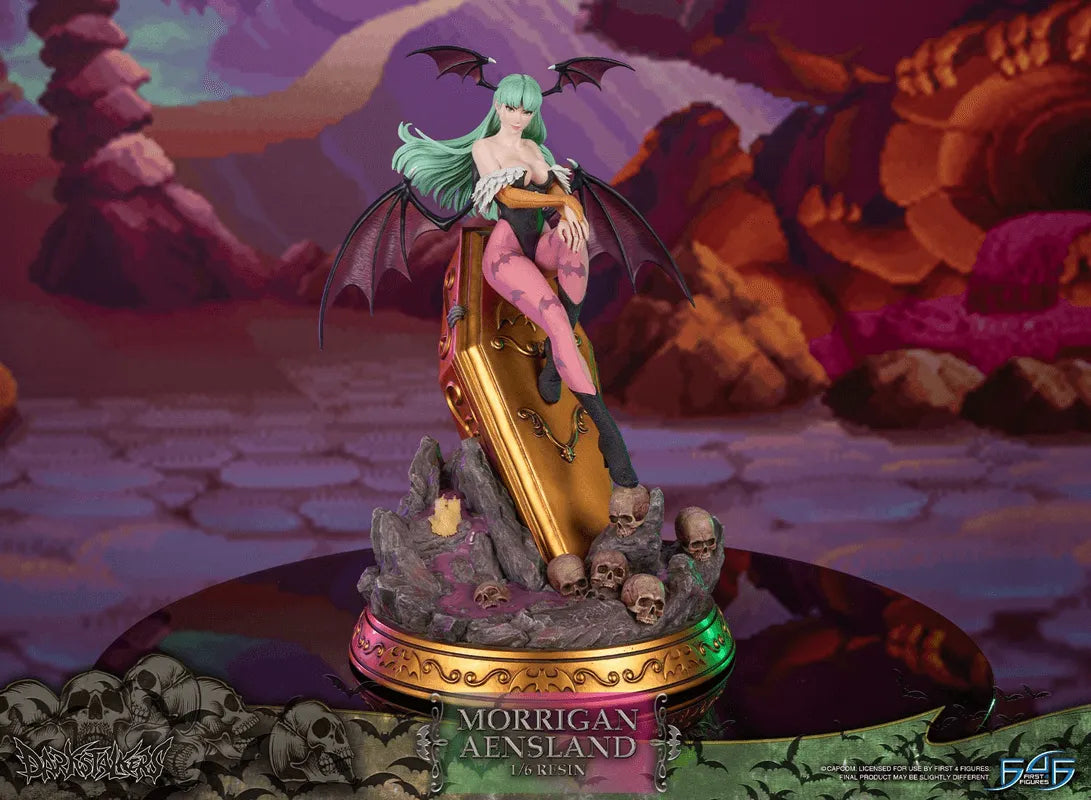 F4FDKMORST Darkstalkers - Morrigan Aensland 1:6 Scale Statue - First 4 Figures - Titan Pop Culture