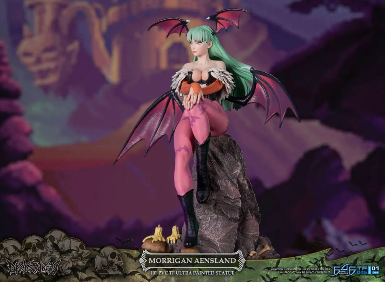 F4FDKMOVST Darkstalkers - Morrigan Aensland PVC Statue - First 4 Figures - Titan Pop Culture