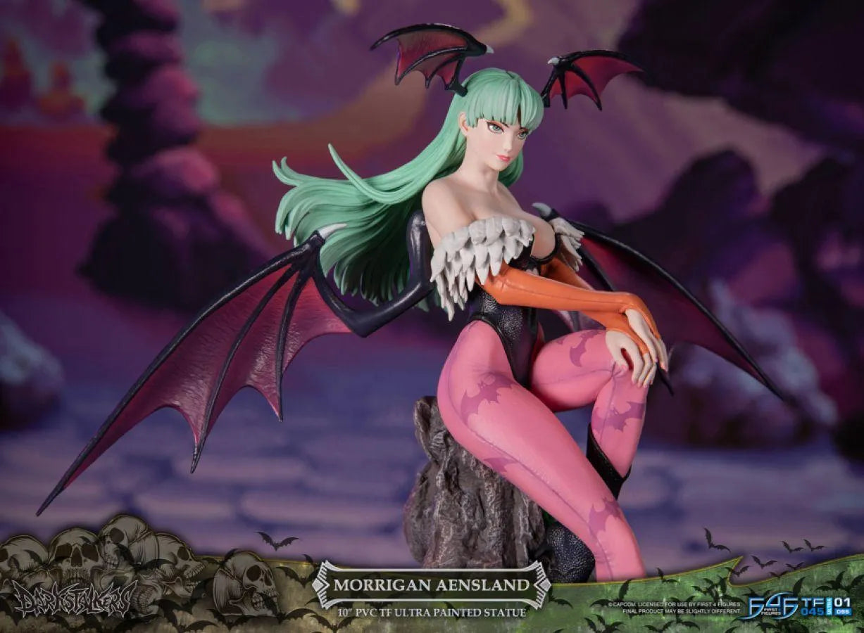 F4FDKMOVST Darkstalkers - Morrigan Aensland PVC Statue - First 4 Figures - Titan Pop Culture