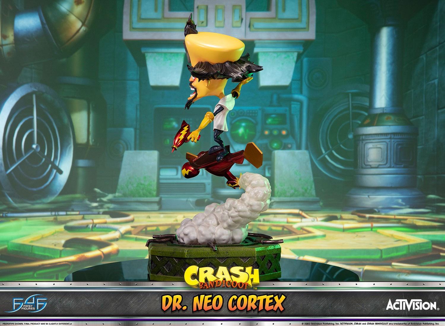 F4FDRNCST Crash Bandicoot - Dr Neo Cortex Statue - First 4 Figures - Titan Pop Culture