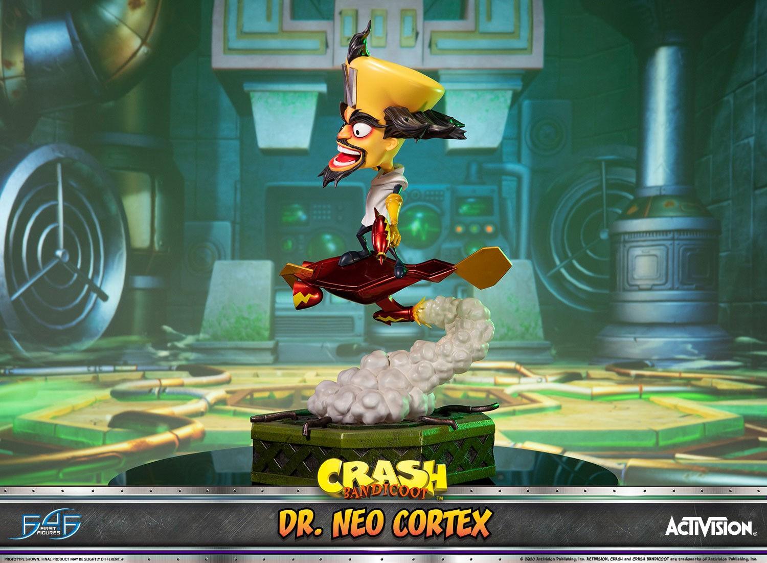 F4FDRNCST Crash Bandicoot - Dr Neo Cortex Statue - First 4 Figures - Titan Pop Culture