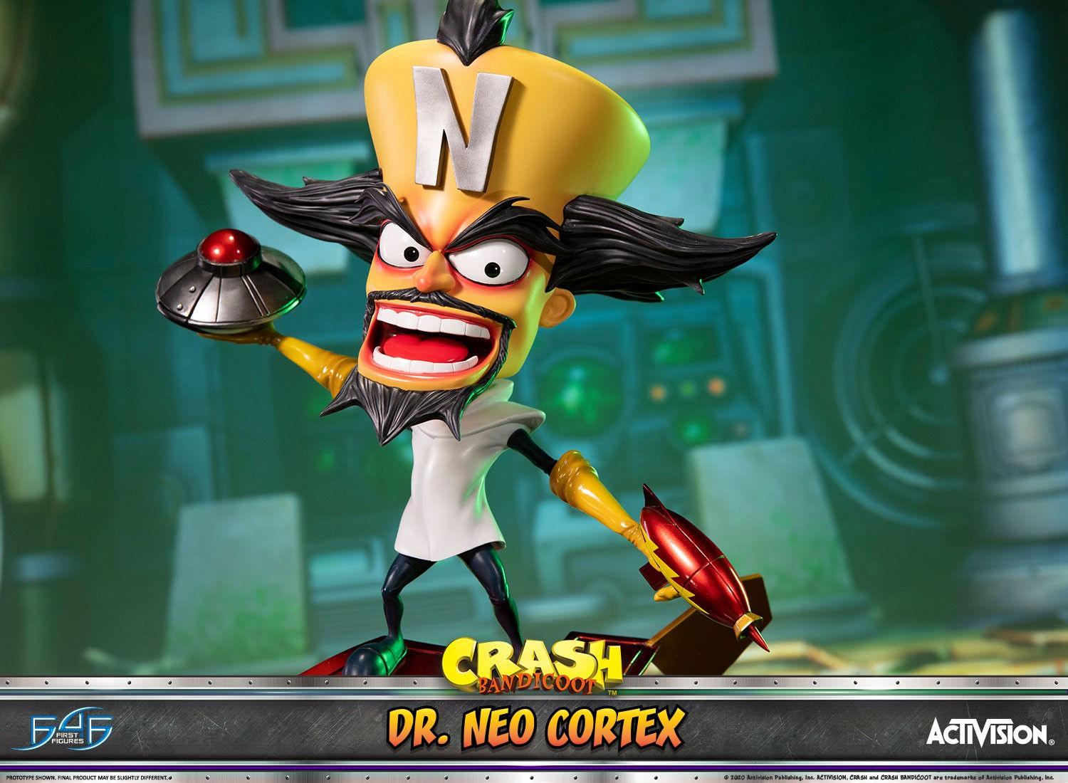 F4FDRNCST Crash Bandicoot - Dr Neo Cortex Statue - First 4 Figures - Titan Pop Culture