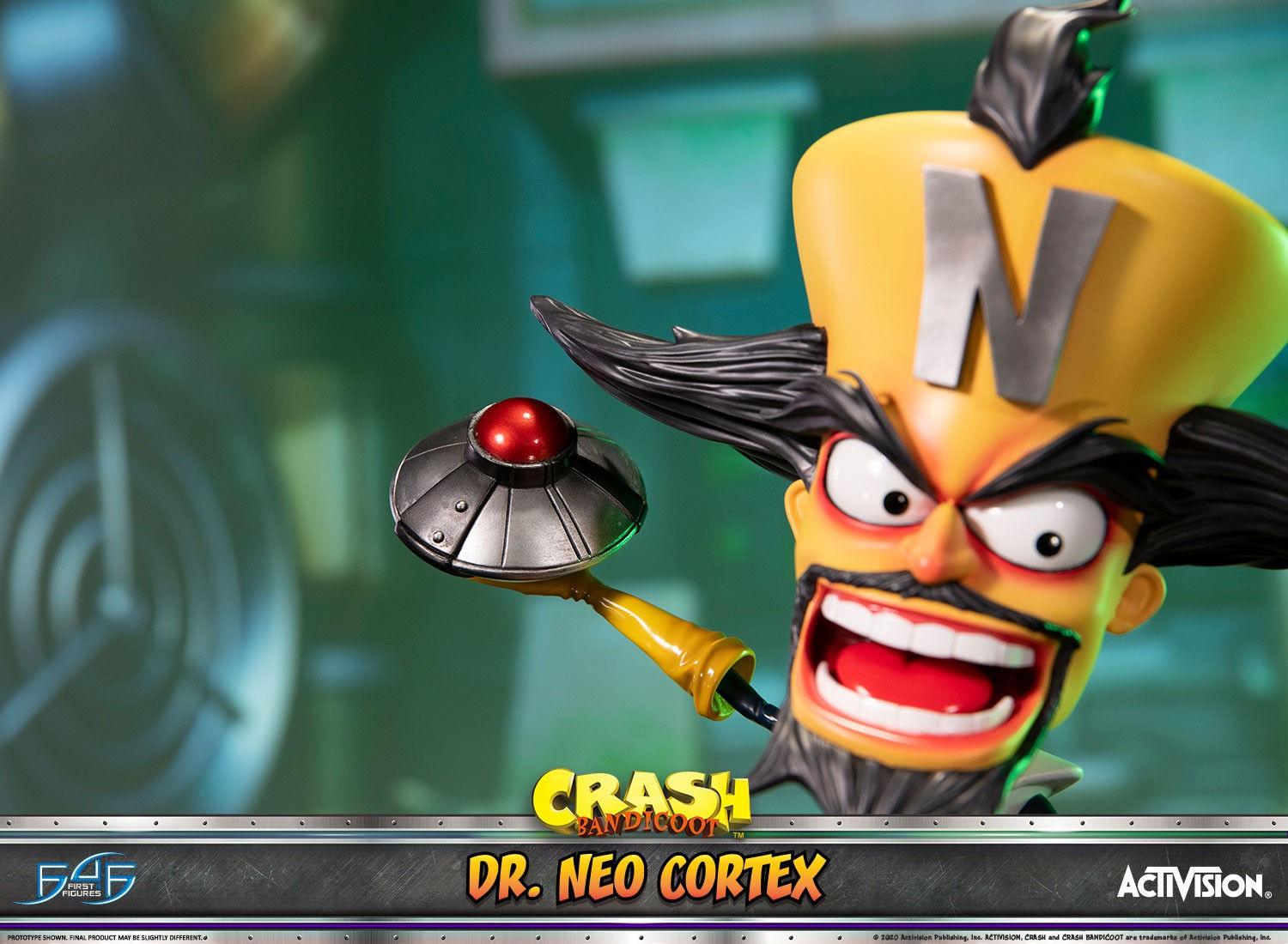 F4FDRNCST Crash Bandicoot - Dr Neo Cortex Statue - First 4 Figures - Titan Pop Culture