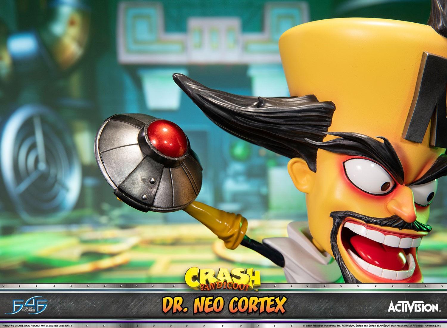 F4FDRNCST Crash Bandicoot - Dr Neo Cortex Statue - First 4 Figures - Titan Pop Culture