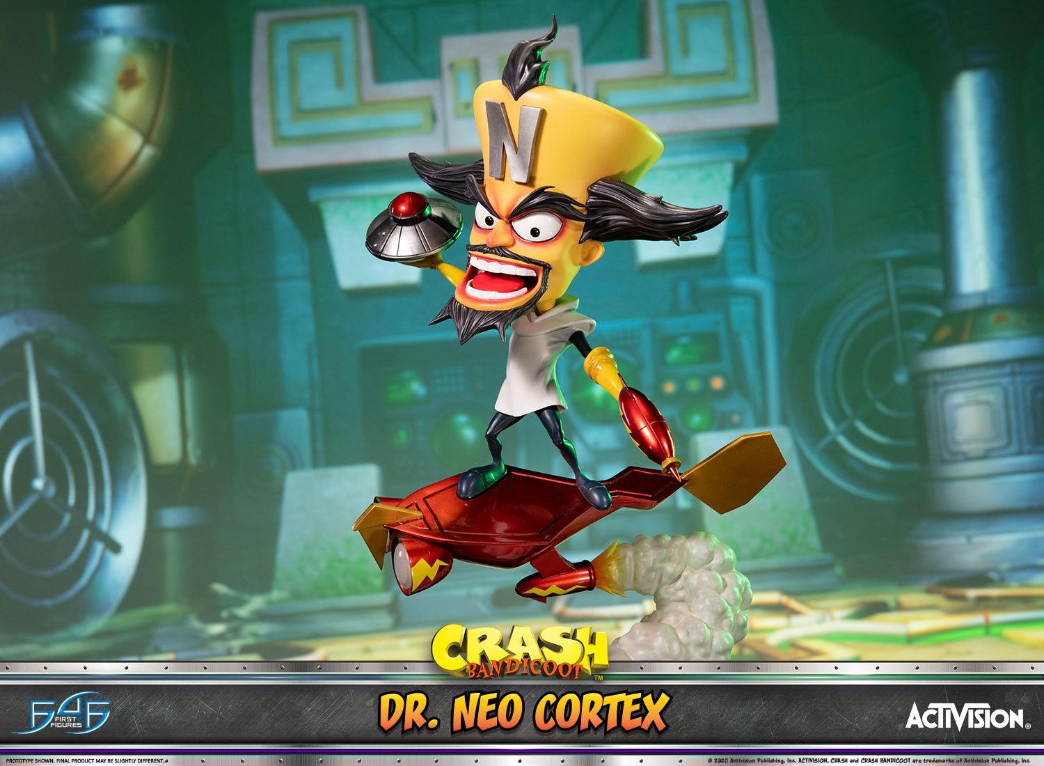 F4FDRNCST Crash Bandicoot - Dr Neo Cortex Statue - First 4 Figures - Titan Pop Culture