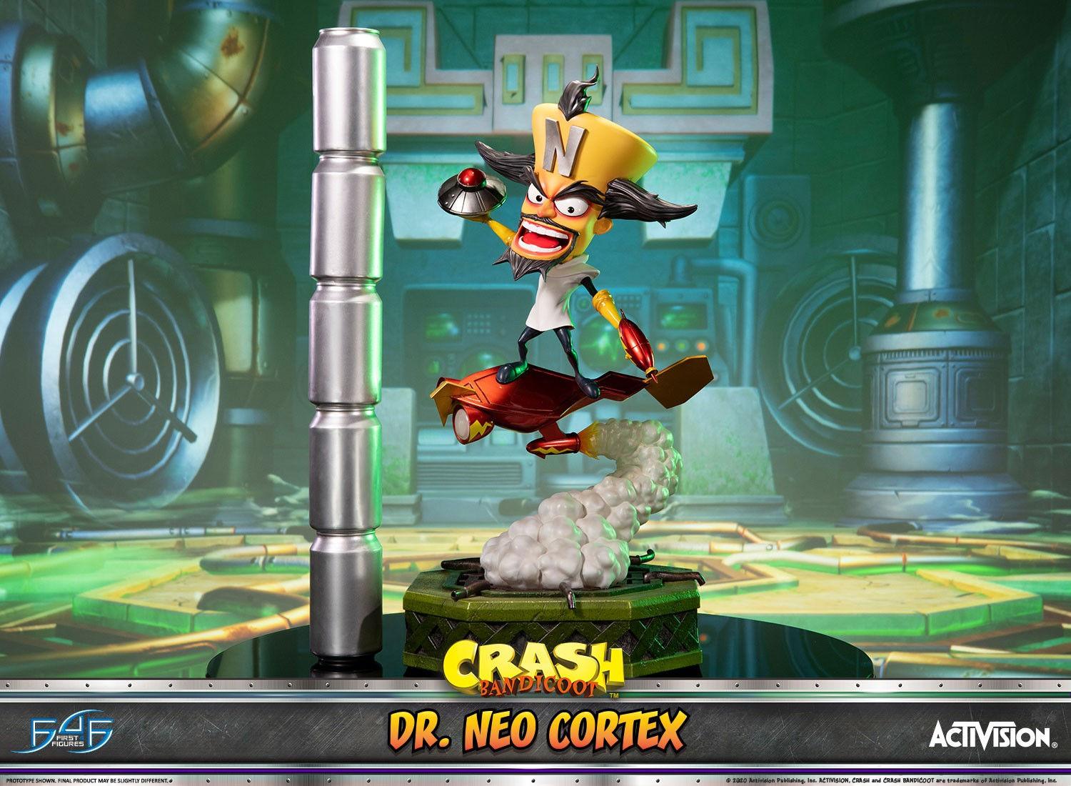 F4FDRNCST Crash Bandicoot - Dr Neo Cortex Statue - First 4 Figures - Titan Pop Culture