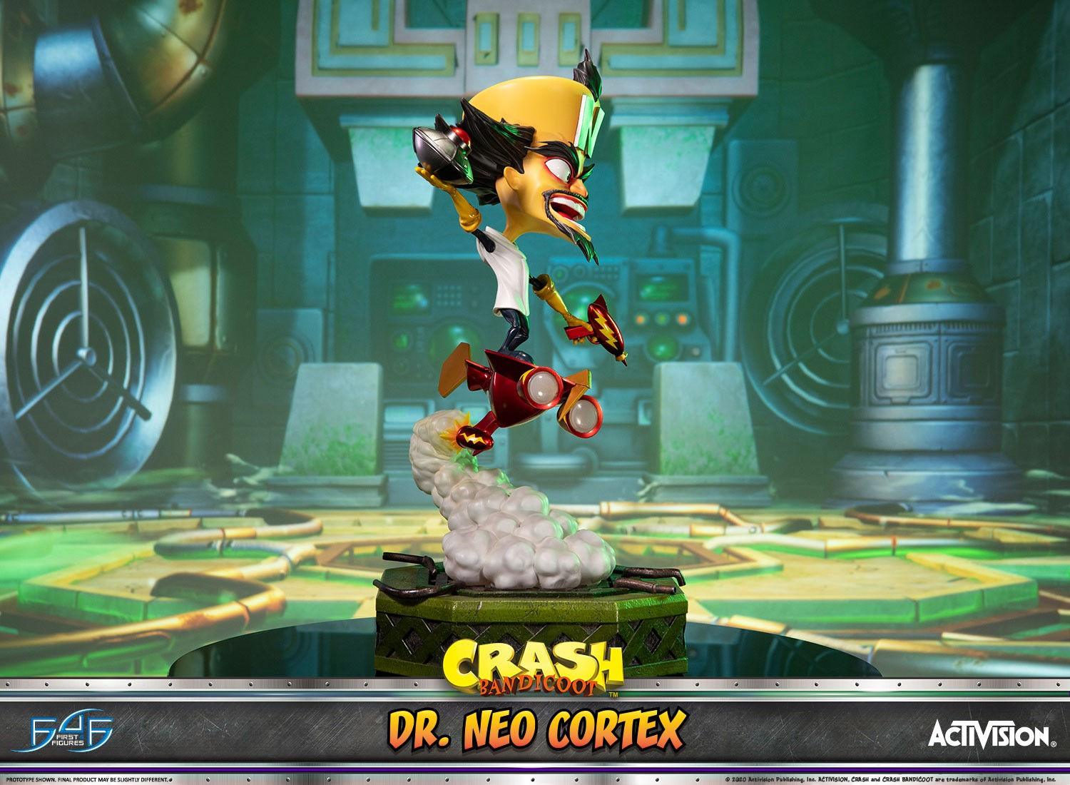 F4FDRNCST Crash Bandicoot - Dr Neo Cortex Statue - First 4 Figures - Titan Pop Culture