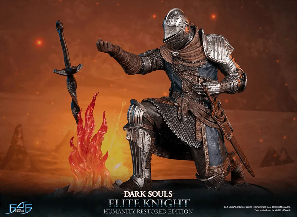 F4FDSEKBST Dark Souls - Elite Knight (Humanity Restored Edition) Statue - First 4 Figures - Titan Pop Culture