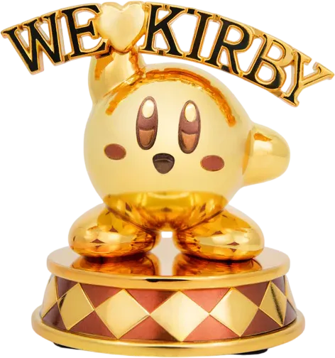 F4FKWLK01G Kirby - We Love Kirby Diecast Statue [Gold Version] - First 4 Figures - Titan Pop Culture