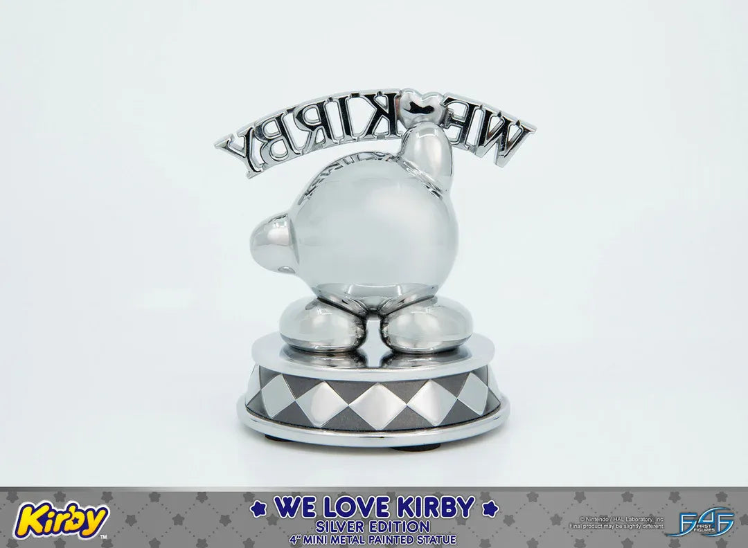 F4FKWLK01S Kirby - We Love Kirby Diecast Statue [Silver Version] - First 4 Figures - Titan Pop Culture