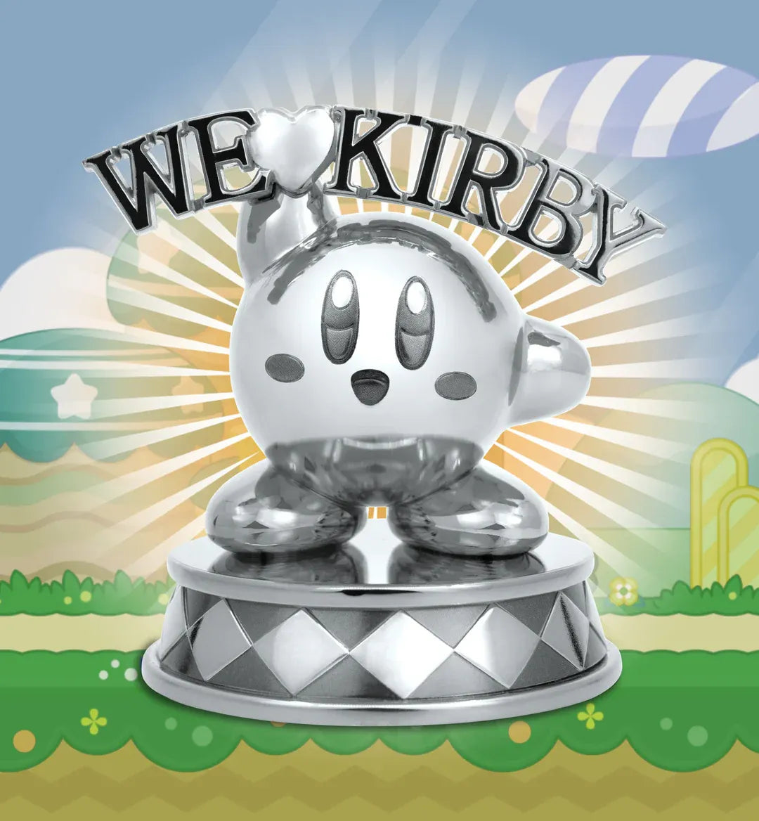 F4FKWLK01S Kirby - We Love Kirby Diecast Statue [Silver Version] - First 4 Figures - Titan Pop Culture